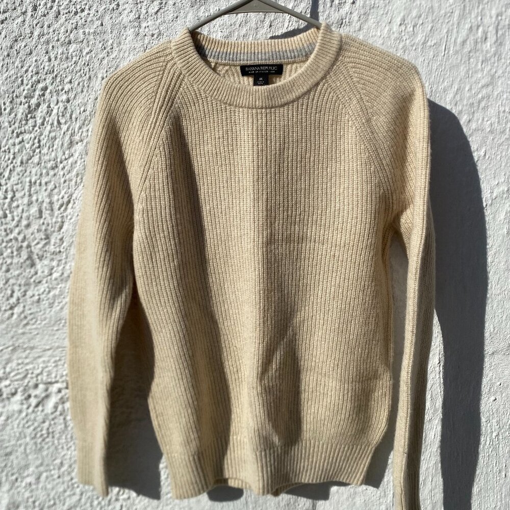 Banana Republic Italian Wool Crew Sweater